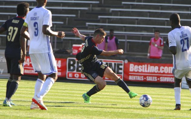 Drew Skundrich of Bethlehem Steel FC vs. the Charlotte Independence