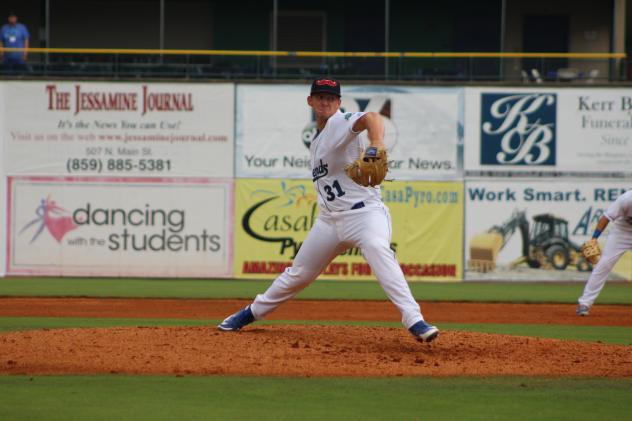 Lexington Legends pitcher Charlie Neuweiler