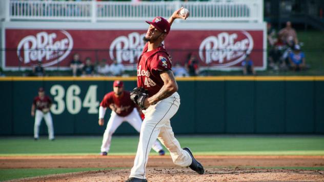 Frisco RoughRiders pitcher Jonathan Hernandez