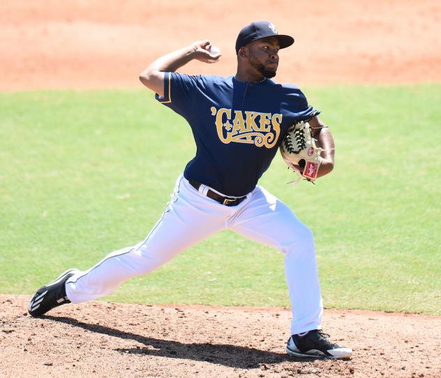 New Orleans Baby Cakes pitcher Odrisamer Despaigne