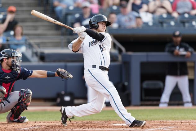 Akron RubberDucks outfielder Connor Marabell