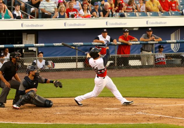 Tuffy Gosewisch's fifth inning grand slam helped the Syracuse Chiefs beat the IronPigs