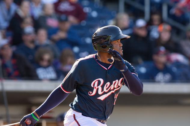 Reno Aces outfielder Socrates Brito