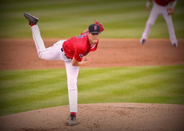 Salem Red Sox on the mound