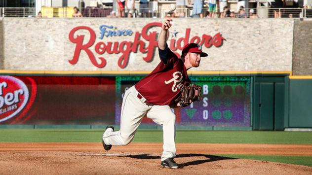 Frisco RoughRiders pitcher Tyler Davis