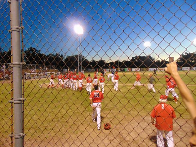 Geneva Red Wings celebrate a win