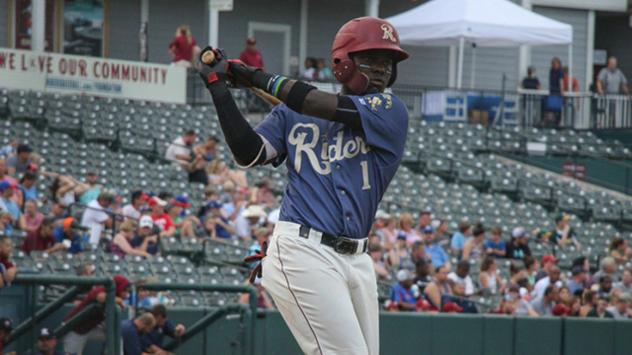 Michael De Leon of the Frisco RoughRiders
