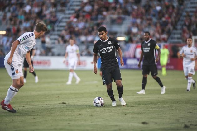 Sacramento Republic FC with possession vs. Real Monarchs SLC