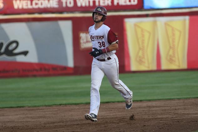 Wisconsin Rapids Rafters catcher Mike Rojas