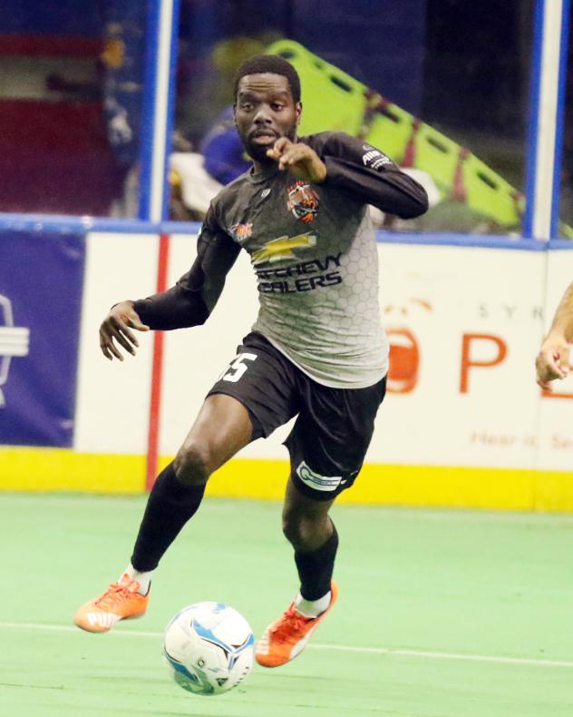 Kenardo Forbes with the Syracuse Silver Knights