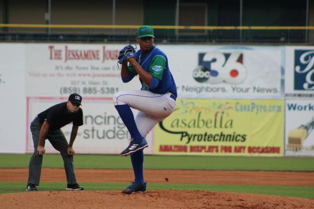 Lexington Legends pitcher Carlos Hernandez