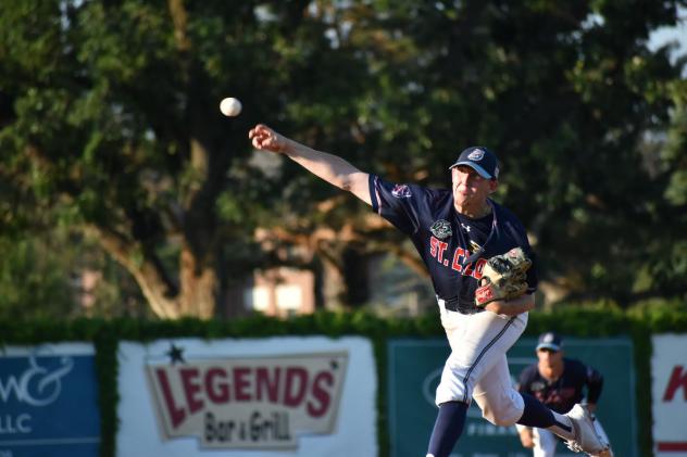 St. Cloud Rox pitcher John Matthews delivers