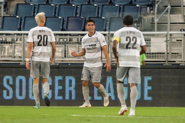 Sacramento Republic FC forward Cameron Iwasa vs. the Swope Park Rangers