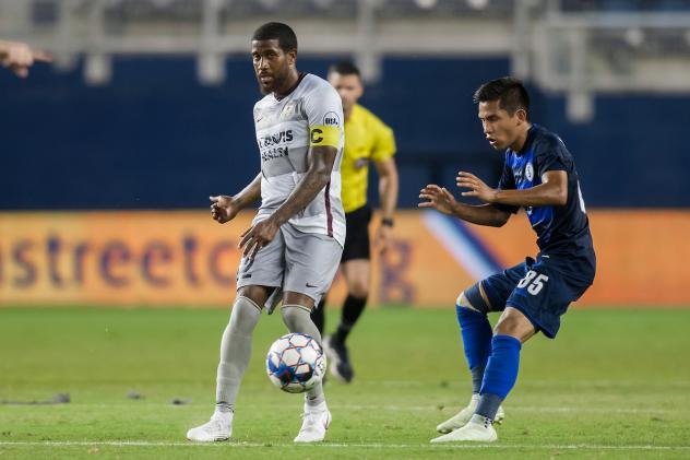 Sacramento Republic FC midfielder Jeremy Hall vs. the Swope Park Rangers