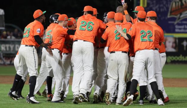 Liberty Division celebrates walk-off win in Atlantic League All-Star Game