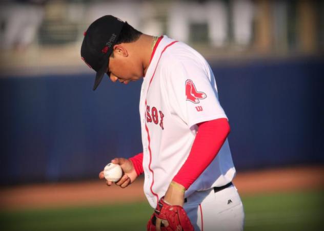 Salem Red Sox pitcher Bryan Mata