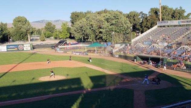 Memorial Stadium, home of the Boise Hawks