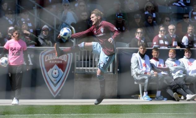 Kip Colvey with the Colorado Rapids