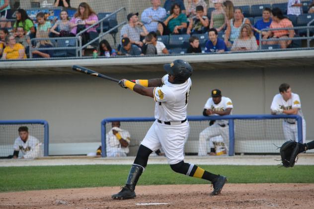 A mighty swing by the Sussex County Miners