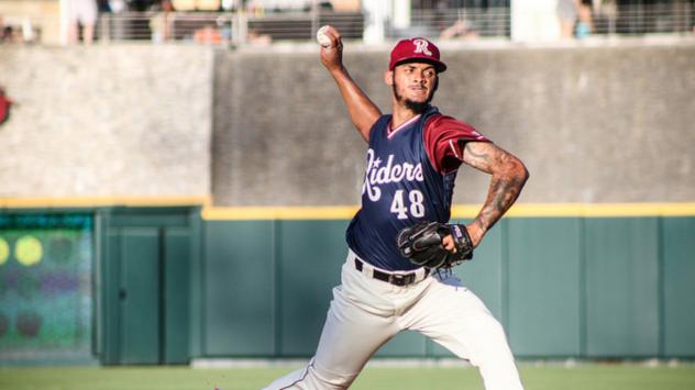 Frisco RoughRiders pitcher Jonathan Hernandez