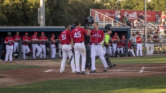 Walla Walla Sweets celebrate another home run