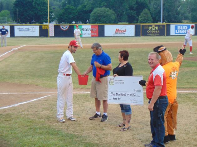 Kanga Roof Gives Away $1,000 at Geneva Red Wings McDonough Park