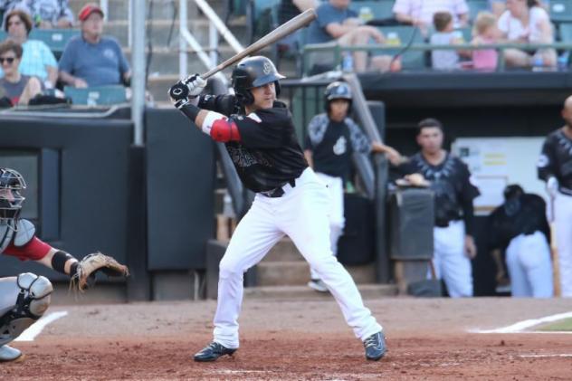 Jackson Generals outfielder Daniel Robertson awaits a pitch