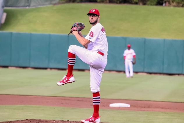 Memphis Redbirds pitcher Daniel Poncedeleon