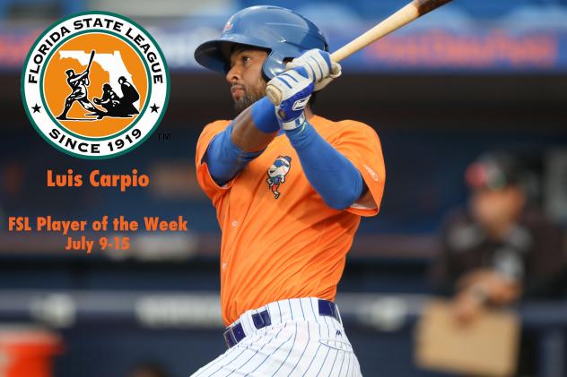 St. Lucie Mets infielder Luis Carpio