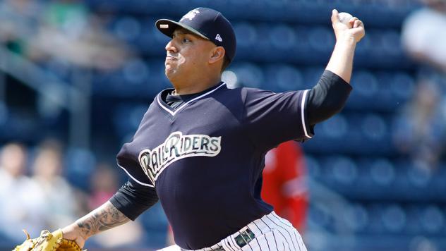 Scranton/Wilkes-Barre RailRiders pitcher Nestor Cortes