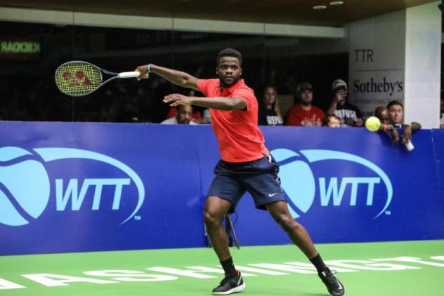 Frances Tiafoe of the Washington Kastles was tested in his first match of the 2018 season