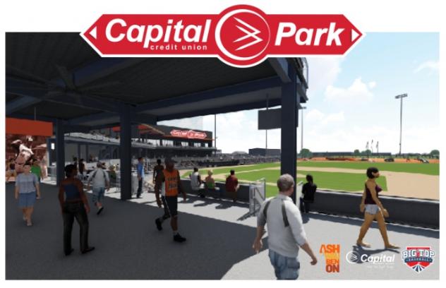 Capital Credit Union Park concourse rendering