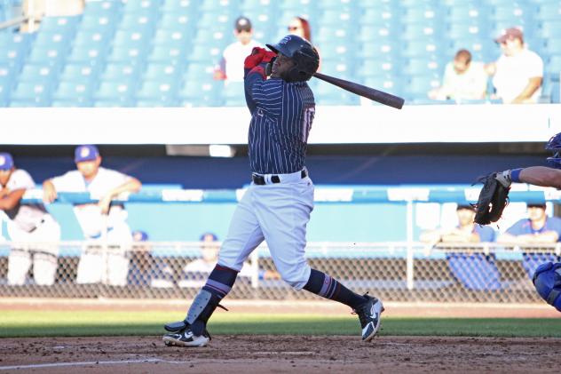 Irving Falu of the Syracuse Chiefs had three hits and drove in three runs Tuesday night