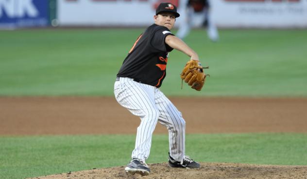 Long Island Ducks pitcher Jake Fisher