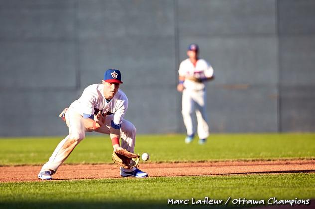 Ottawa Champions corral a ground ball