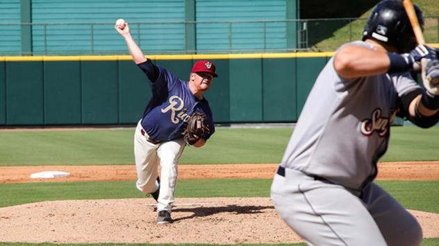 Frisco RoughRiders pitcher Tyler Davis