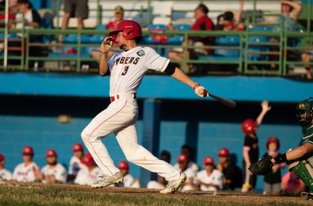 Battle Creek Bombers infielder Roman Trujillo