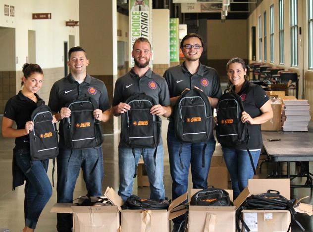Northern Arizona Suns backpack drive