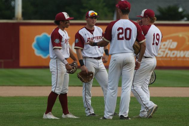 Wisconsin Rapids Rafters infield conference