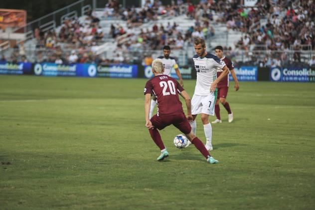 Sacramento Republic FC midfielder Villyan Bijev faces OKC Energy FC