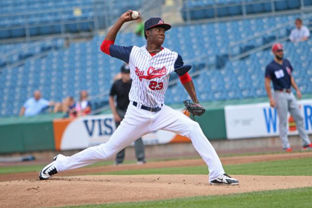 Phillips Valdez threw a quality start Sunday afternoon for the Syracuse SkyChiefs