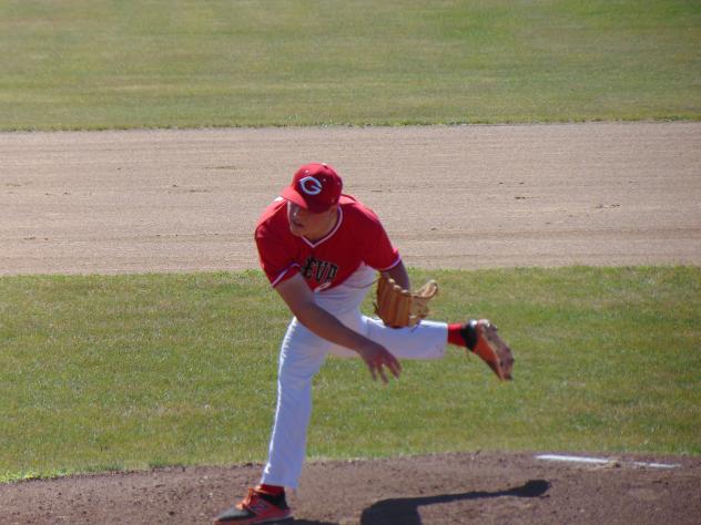 Geneva Red Wings on the mound