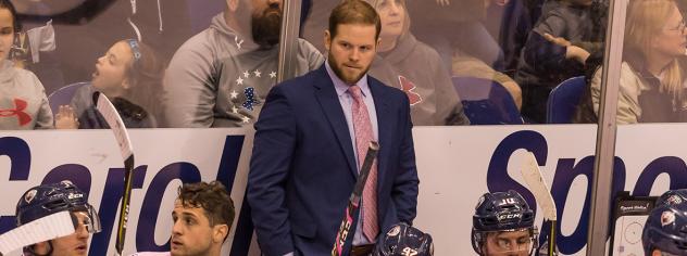 Ryan Warsofsky with the South Carolina Stingrays