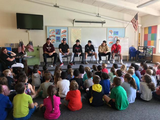 Newport Gulls FANatic About Reading School Visit