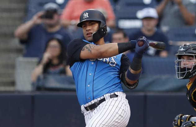 Gleyber Torres batting for the Tampa Tarpons