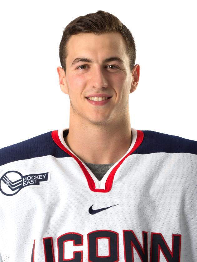 Forward Jesse Schwartz with the University of Connecticut