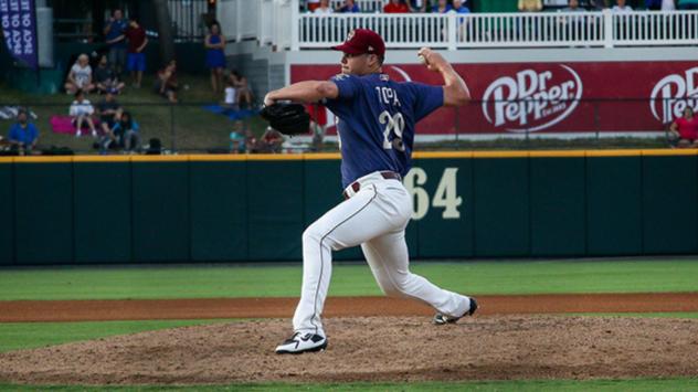 Frisco RoughRiders pitcher Justin Topa