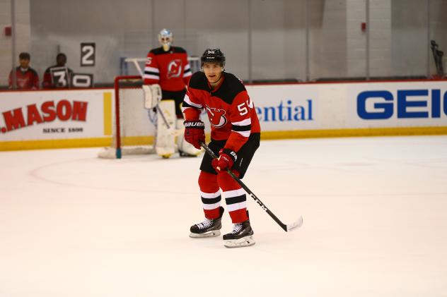 New Jersey Devils forward Yegor Sharangovich