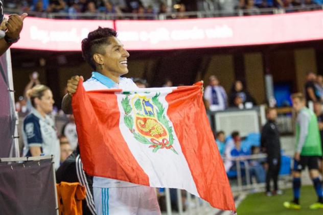 Raul Ruidiaz scored the lone goal - his first with Seattle Sounders FC - in a 1-0 win over San Jose on Wednesday evening