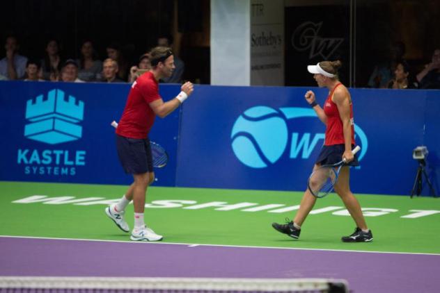 Robert Lindstedt and Nicole Melichar gave the Washington Kastles a 9-7 edge